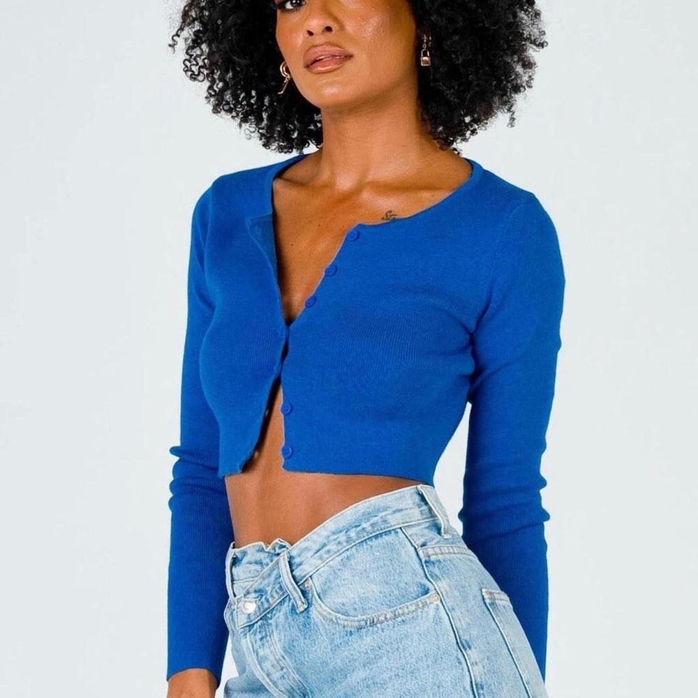DARK BLUE MICHAEL SWEATER - Picture 1 of 4